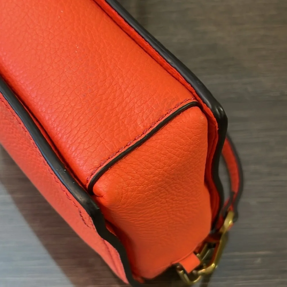 Fossil Women's Campbell Crossbody Bag Lava - Coral - Picture 8 of 17